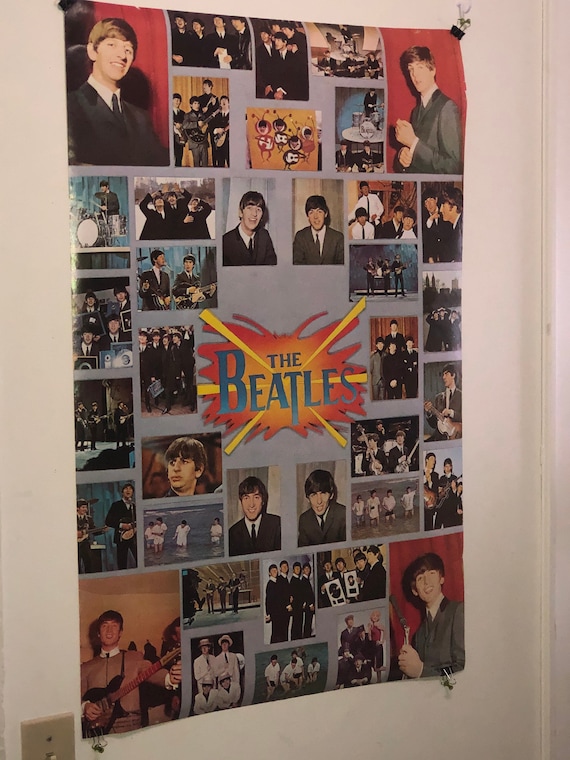 The Beatles - Original 1976 Vintage Collage Poster by One Stop