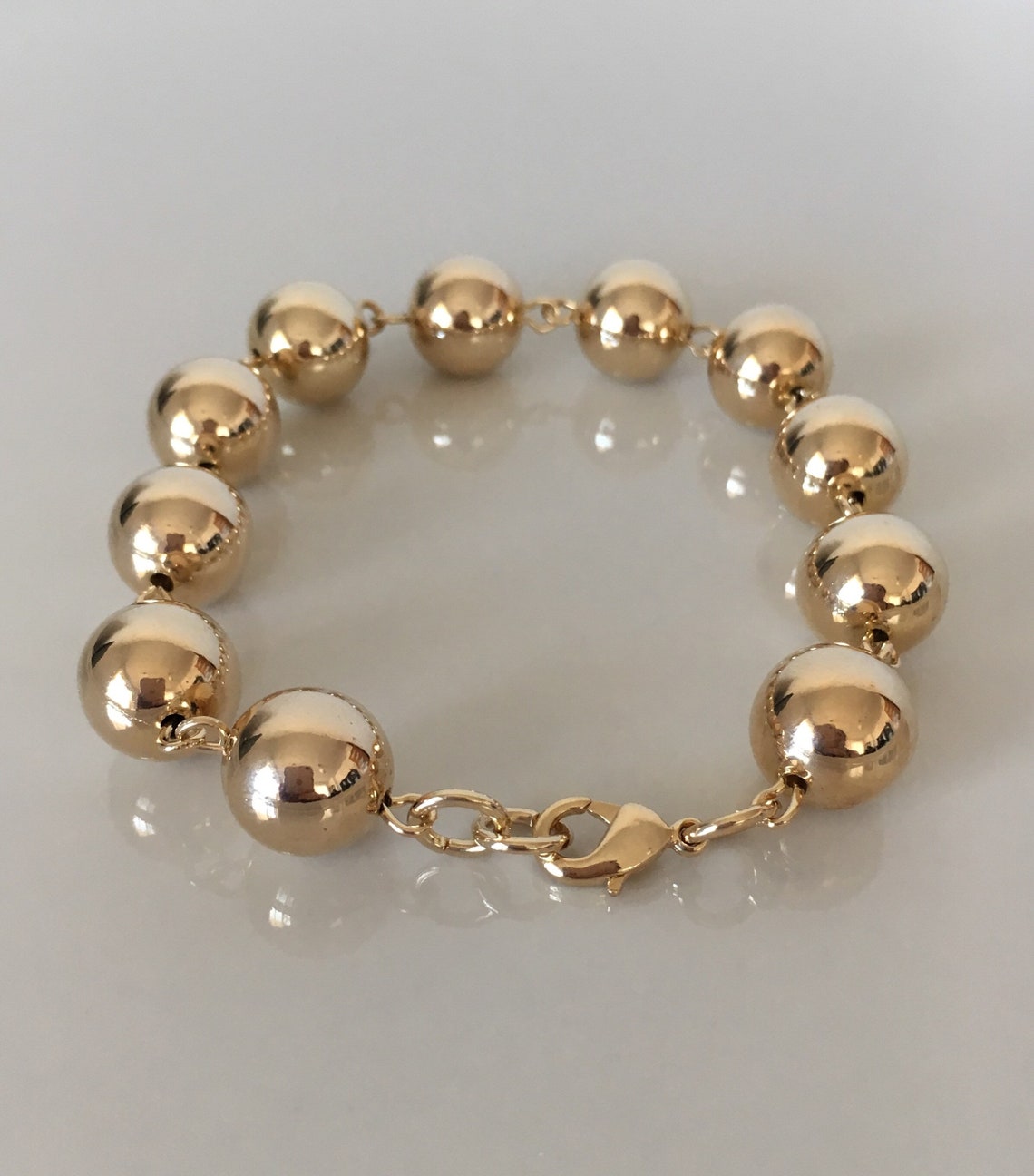 Gold Ball Chain Bracelet for Women Unique Bracelet Present Etsy