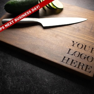 Custom Company Logo Cutting Board Engraved Cutting Board Personalized Cutting Board Housewarming Gift Anniversary Gift  Engagement 205