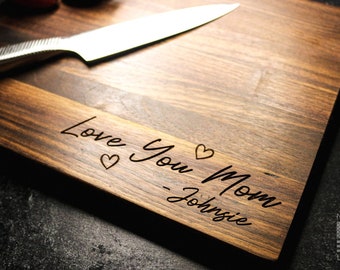 Mother's Day Gift | Engraved Wood Cutting Board | Gift for Mom or Stepmom | Best Mom Present | Customized for Her | Personalized Gift | 312