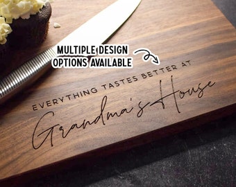 Mother's Day Gift Ideas | Mother's Day Cutting Boards | Custom Grandma Gift | Multiple Options