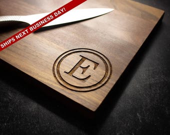 Personalized Wood Cutting Board , Wood Cutting Board, Engagement Gift For Couple, Bridal Shower Gift, Real Estate Closing Gift, 092