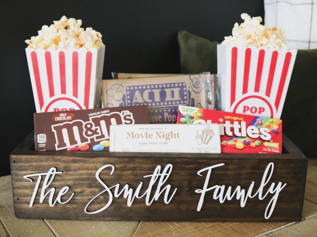 Family Movie Night Box | Realtor Closing Gift | New Home Gift | New Home Purchase | Gift from Realtor to Homeowner | It's Movie Night