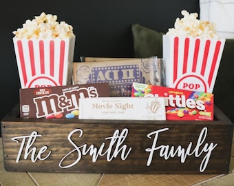 Family Movie Night Box | Realtor Closing Gift | New Home Gift | New Home Purchase | Gift from Realtor to Homeowner | It's Movie Night