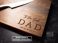 Father's Day Gift | Engraved Wood Cutting Board | Gift for Dad or Stepdad | Best Dad Present | Customized for Him | Multiple Options