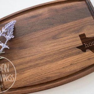 Your State Cutting Board | Home State Cutting Board | Personalized Cutting Board | Engraved Wood Cutting Board | Housewarming