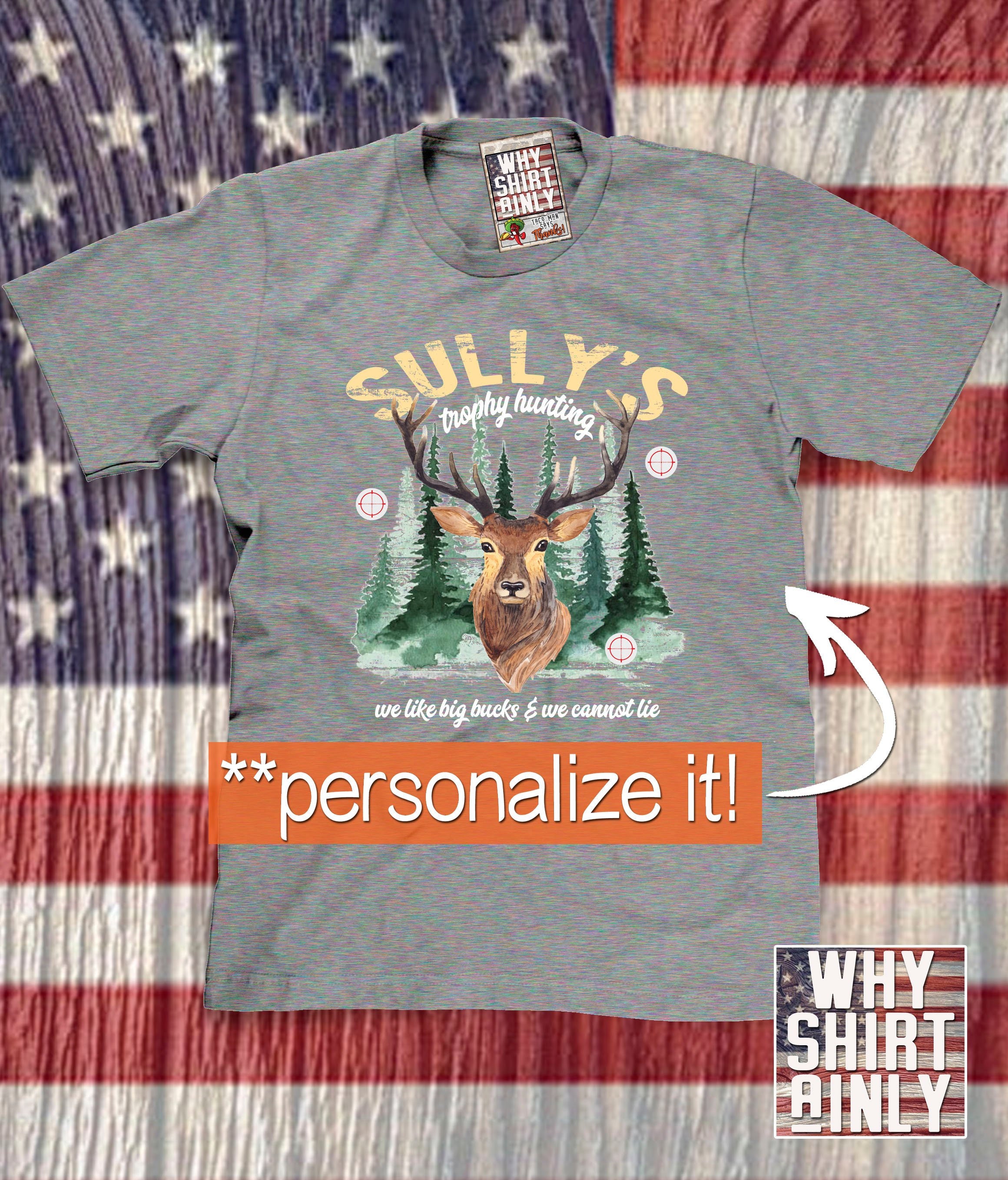 Custom Hunting T-shirt Personalized 