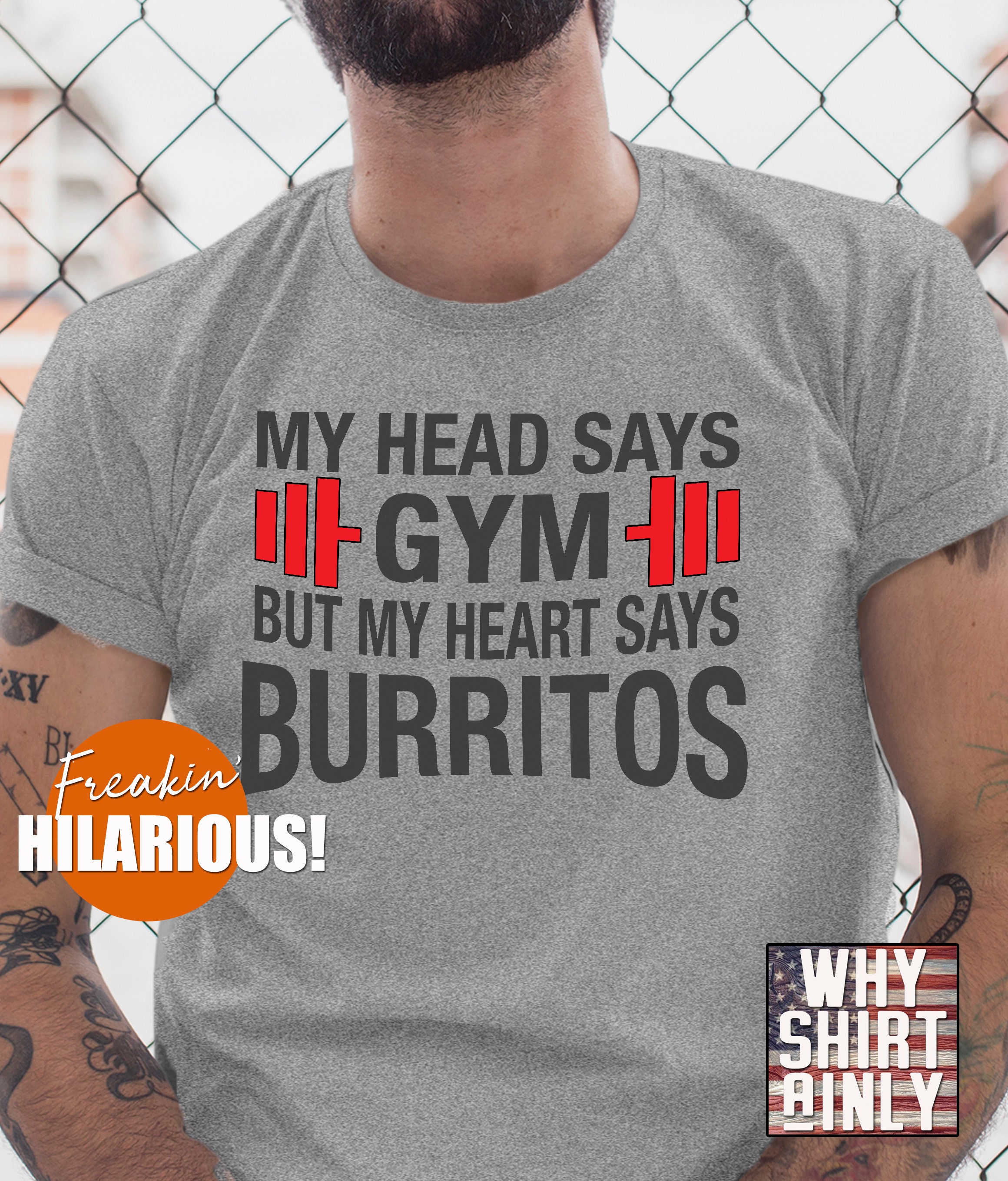 Burritos Tee Shirt Funny Mexican 