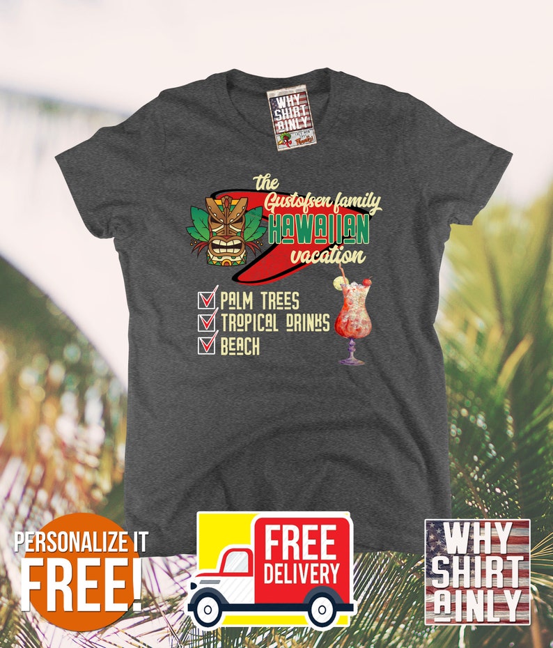 Hawaiian Family Vacation T-shirts Personalized Family Vacation - Etsy