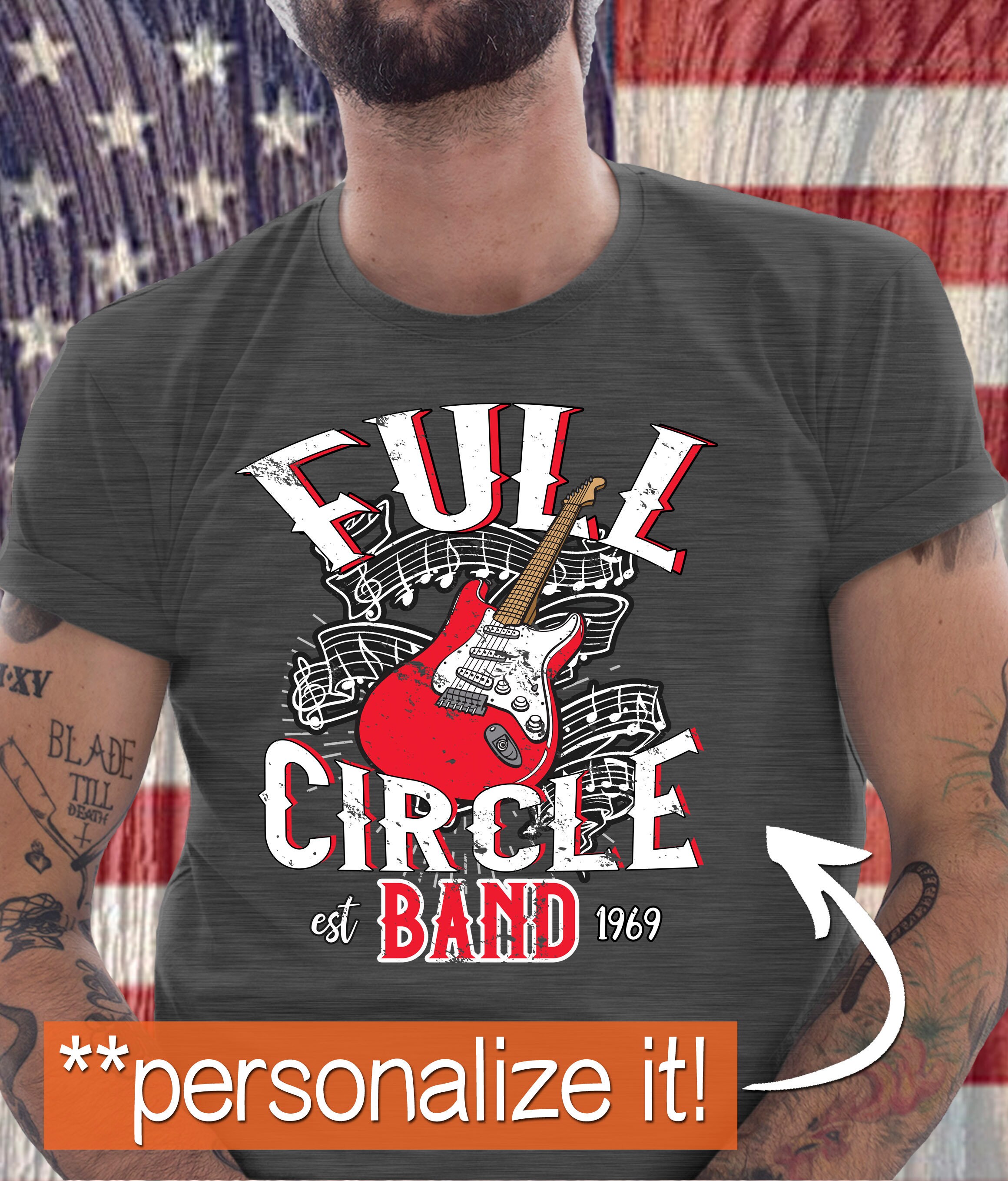 custom band shirts