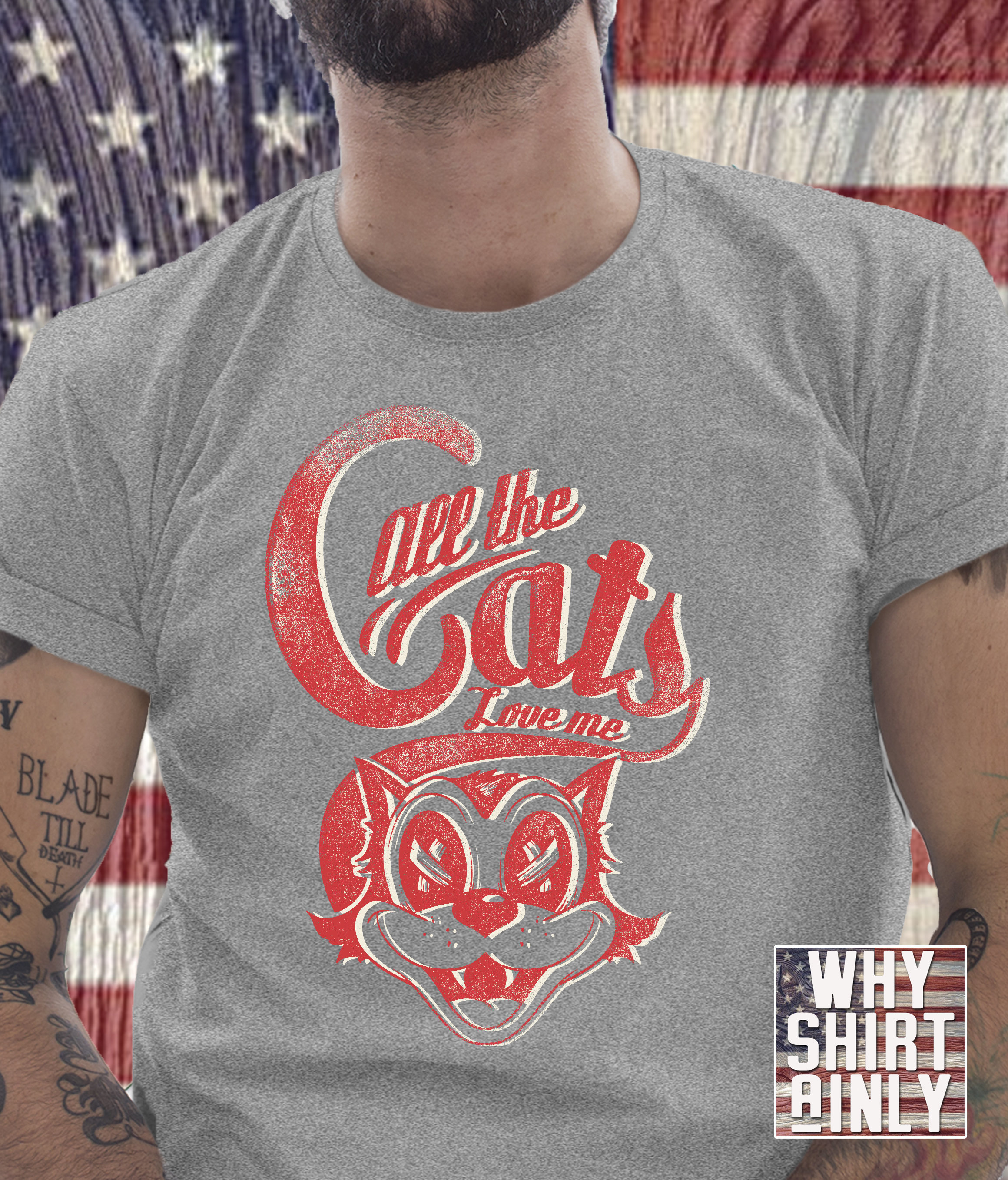 Cats Love Me Funny Kitten T-shirt 