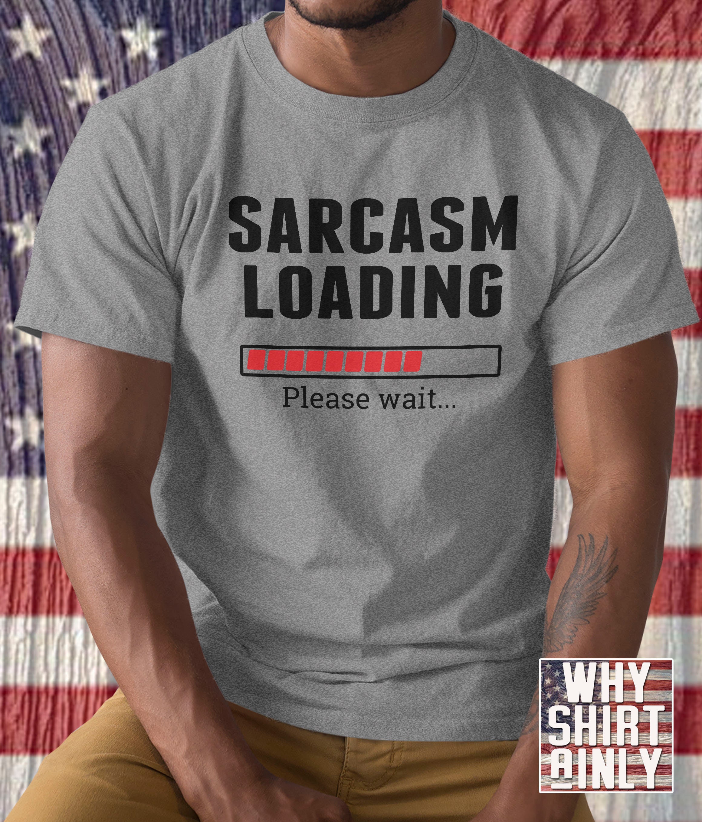 SARCASM NOW LOADING LADIES T SHIRT SARCASTIC HUMOUR JOKE FUNNY WOMENS NEW
