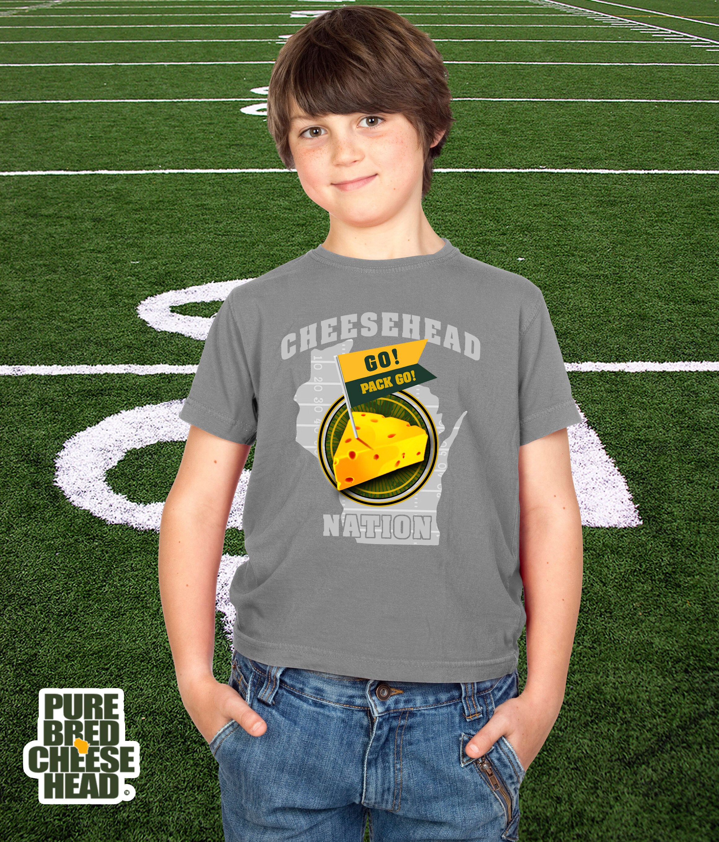 kids green bay shirts