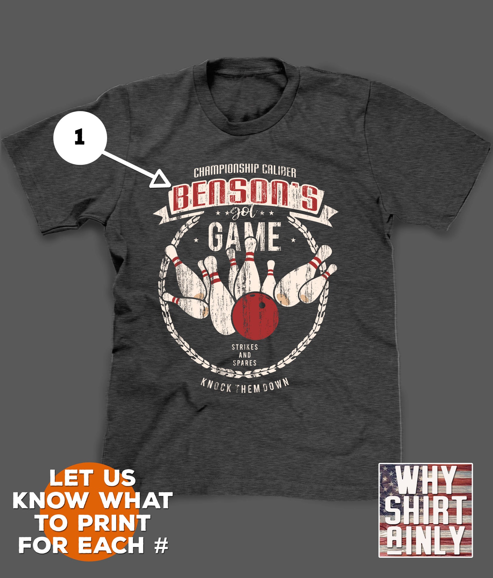 Bowling Shirt Personalized Custom Bowling Tshirt League Champ Etsy