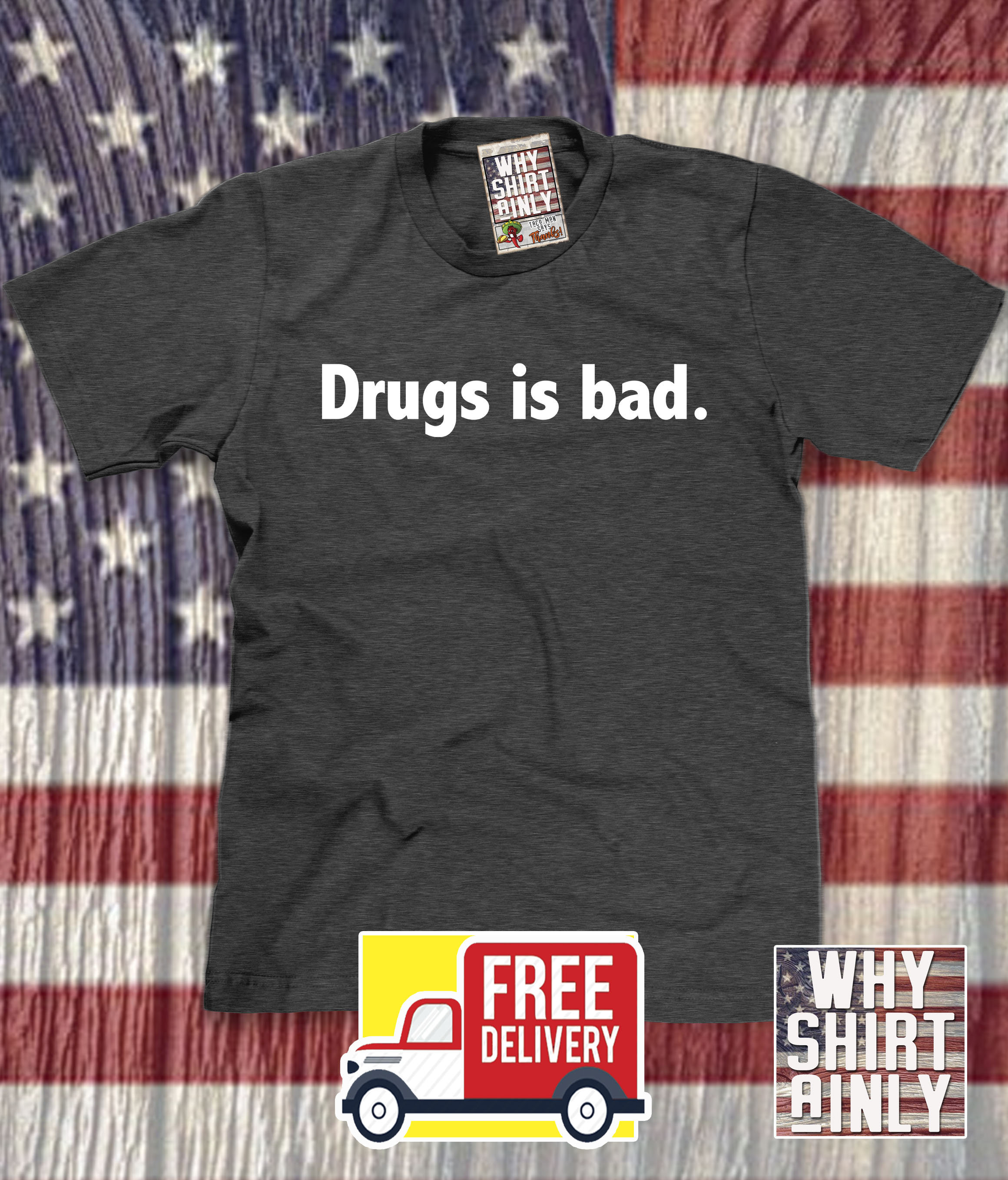 Drug tshirt funny anti drugs shirt hugs not drugs dare to say Etsy