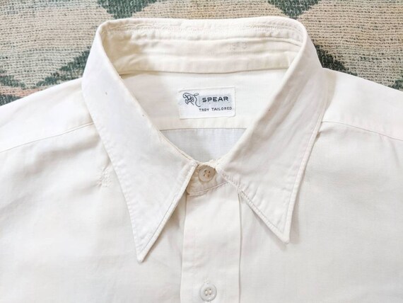 1940's Dress Shirt M Medium L Large Vintage 1940s