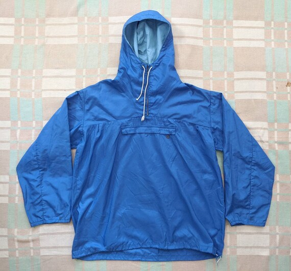 1950's Nylon Anorak Hoodie M Medium L Large Vintag