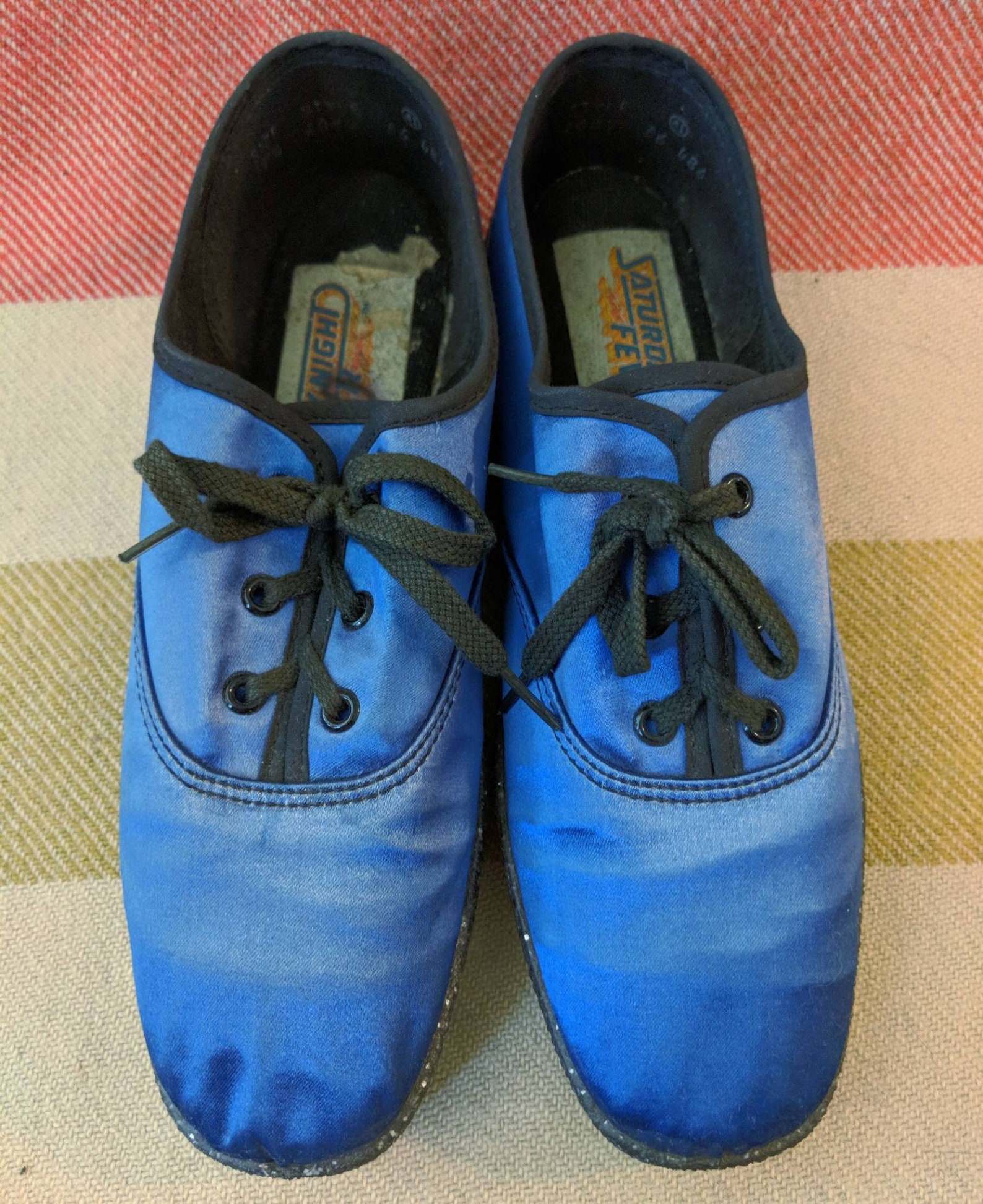 1970's Saturday Night Fever Satin Sneakers Women's 7 Etsy