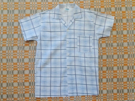 1930's Cotton Sport Blouse XS S Small Vintage 1930