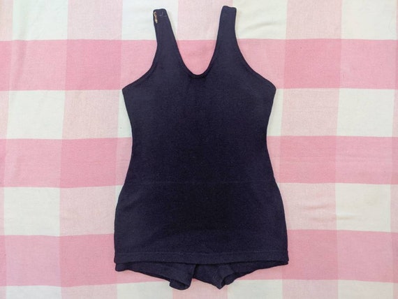 1930's Knit Swimsuit S Small M Medium Vintage 1930
