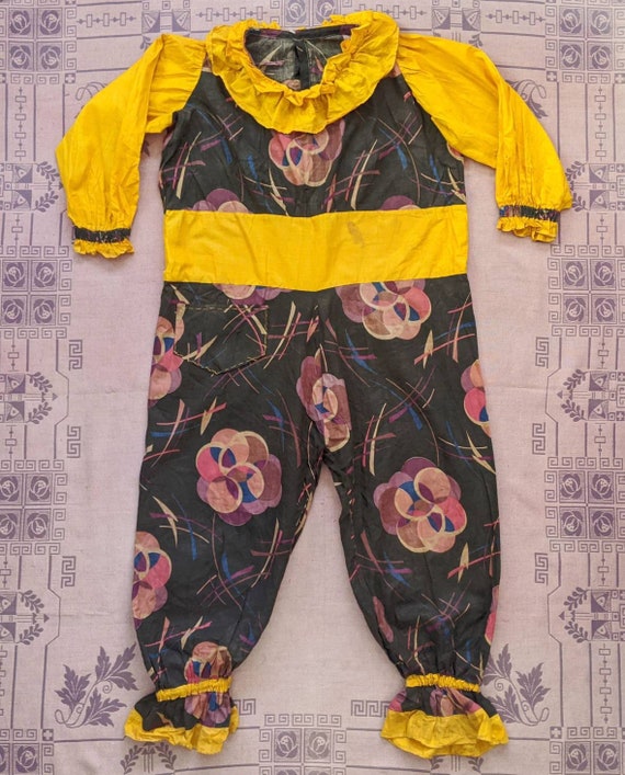 1920's 30's Art Deco Clown Suit One Size OSFM Medi