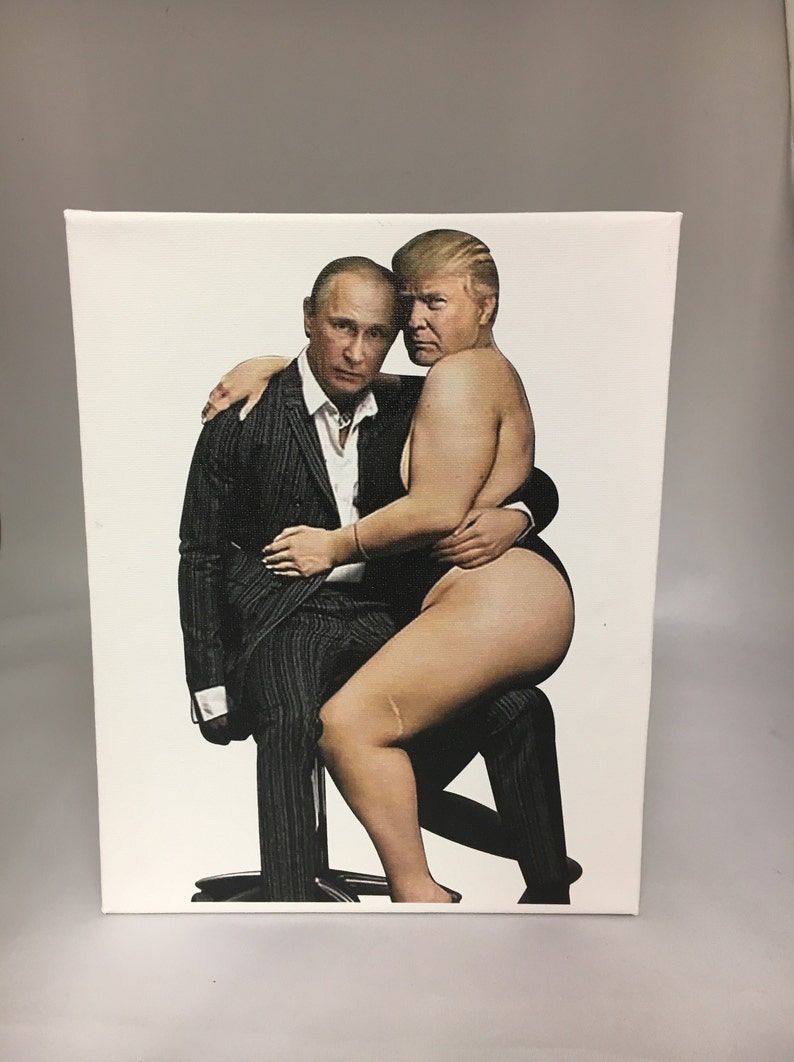 The Trump And Putin X Travis Scott And Kylie Jenner Gq Cover Etsy