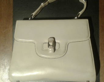 Beautiful Gucci 1960 pale Gray handbag - Unique item