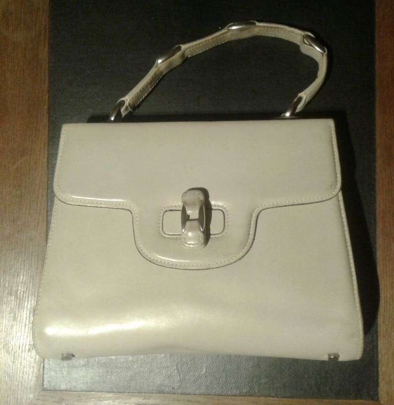 Beautiful Gucci 1960 pale Gray handbag Unique item image 1