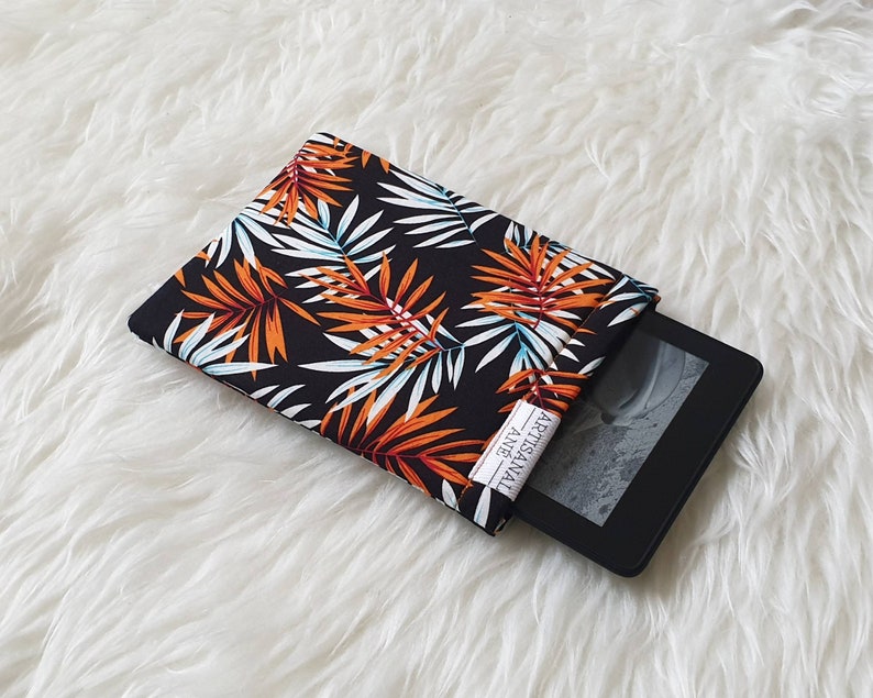 Orange leaves Kindle sleeve kindle pouch kindle protector image 0