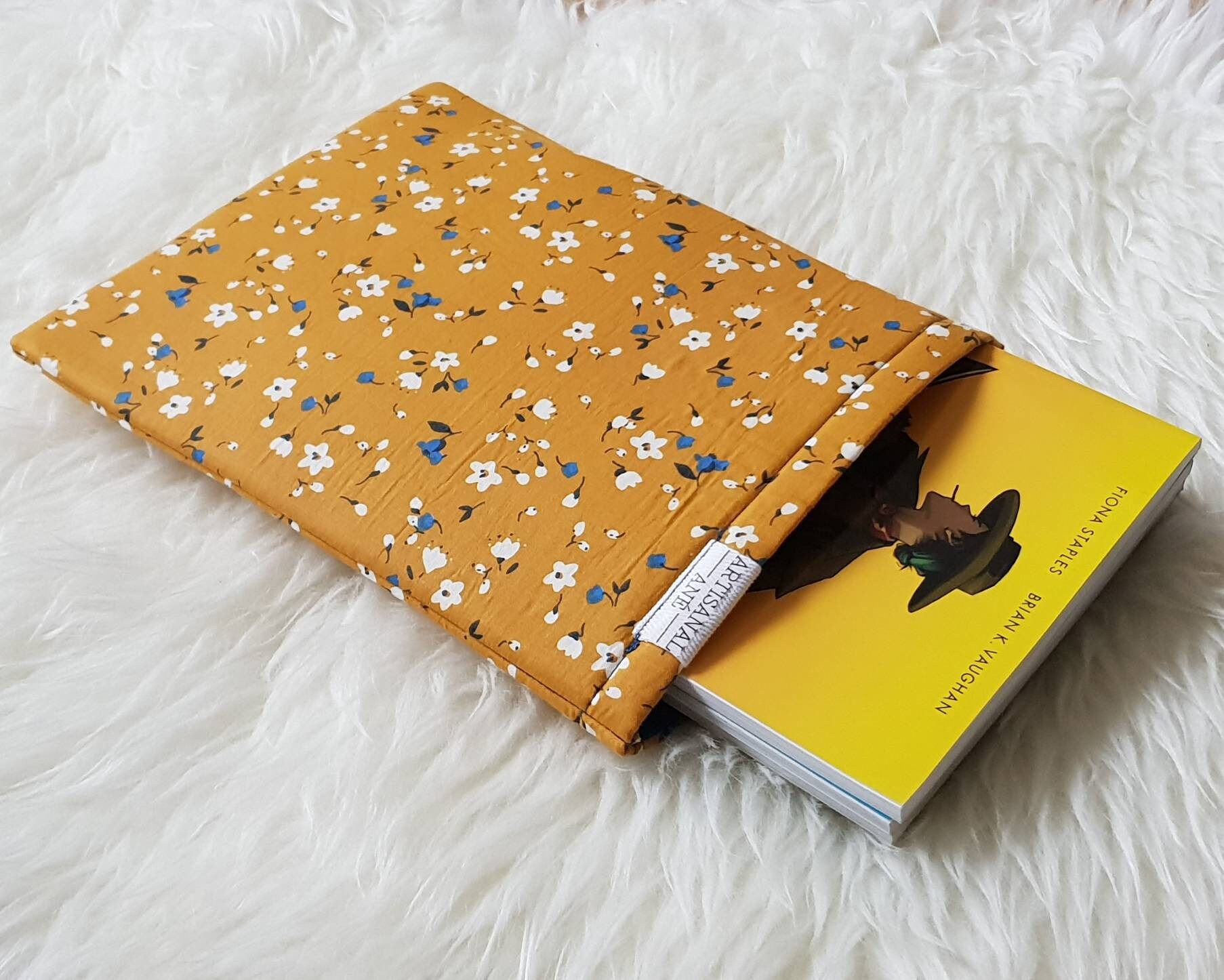 MAXI Book Sleeve Book Pouch Book Protector Book Bag Blue Etsy UK