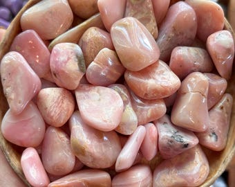 Tumbled Pink Opal: Chakra Stone, Soothing Crystal - Etsy 日本