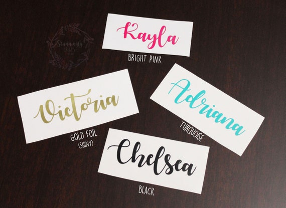 Name Sticker, Name Decal, Custom Decal, Personalized Name Decal