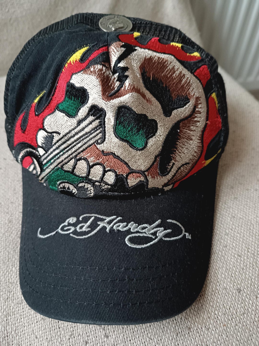Vintage Ed Hardy Cap - Etsy