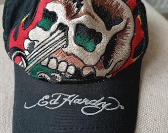 Vintage Ed Hardy Cap - Etsy