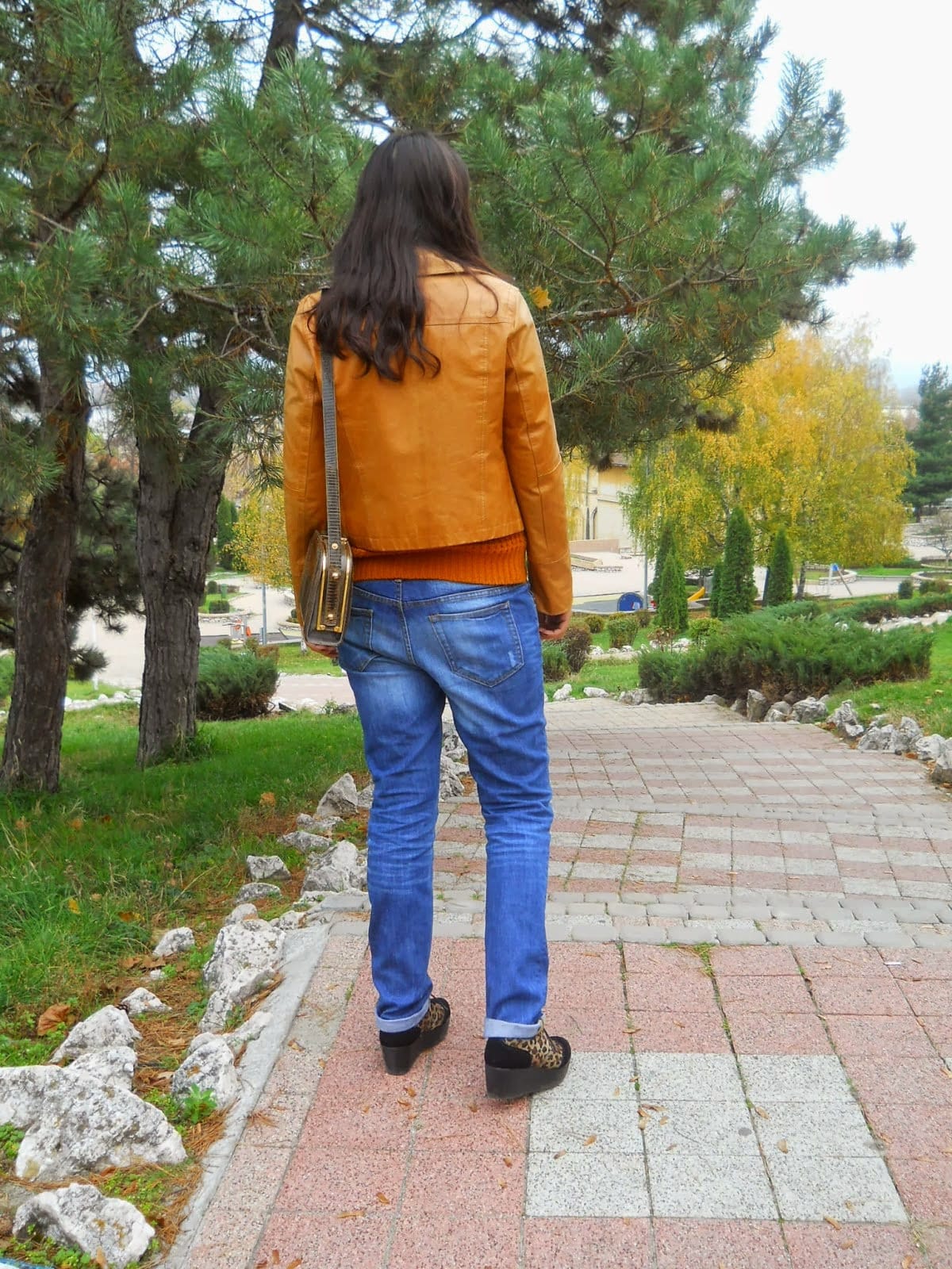 Stefanel 2025 leather jacket