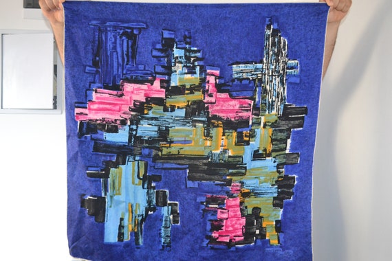 Vintage Jeanne Lanvin By Castillo silk scarf