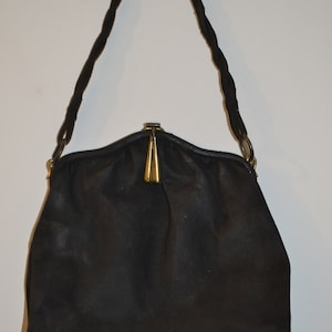 Vintage 1930 Wildleder Ledertasche