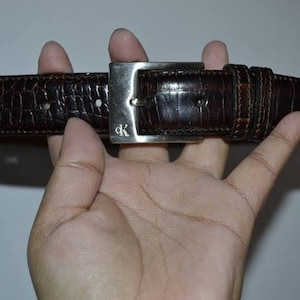 Vintage Calvin Klein leather belt
