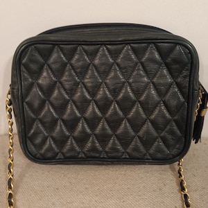 Vintage quilted leather bag