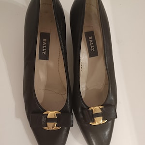 Scarpe vintage in pelle Bally
