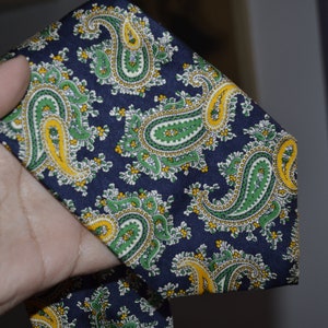 Vintage Le Schans Paris silk tie