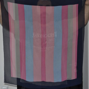 Vintage Sevini zijden sjaal