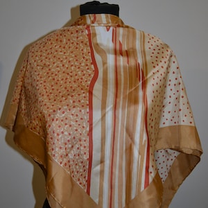 Vintage Jean Patou silk scarf
