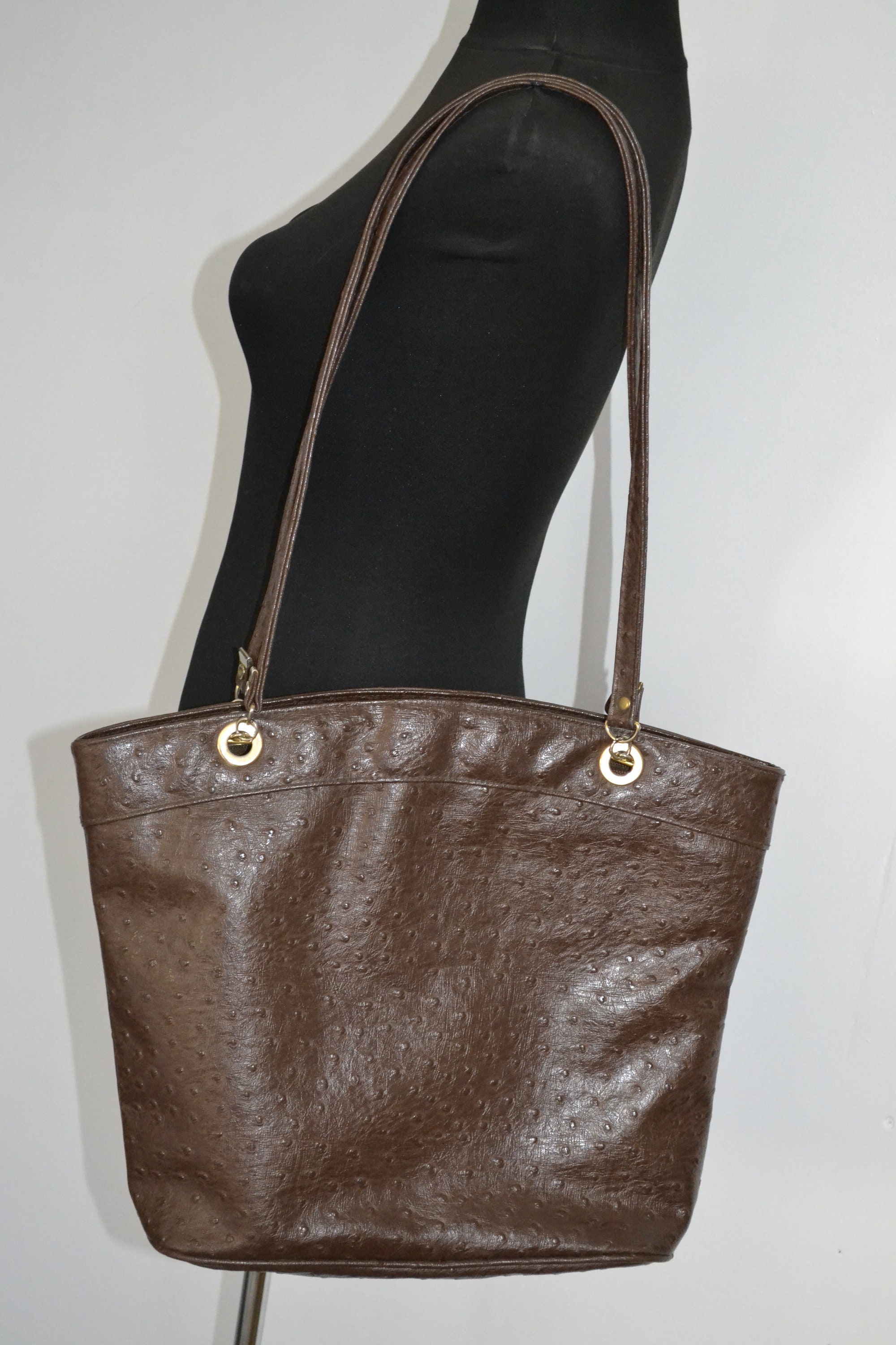 Vintage Sabrina brown leather bag