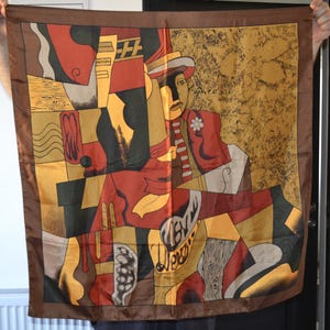 Vintage Picasso silk scarf