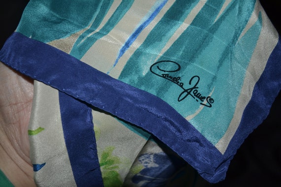 Vintage Cornelia James silk scarf - image 3