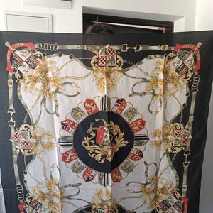 Vintage Felix Buhler silk scarf