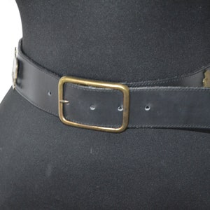 Vintage bavarian Schuchard & Friese leather belt
