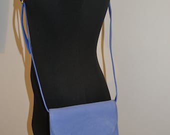 Vintage Bruno Magli blue leather  bag
