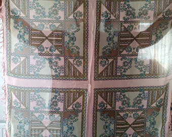 Vintage Mel & Davis silk scarf